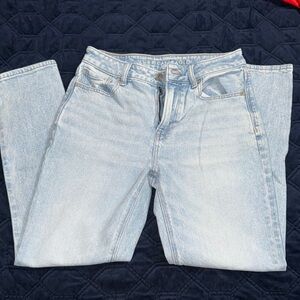 American Eagle Outfitters Light Wash Straight Leg Jeans